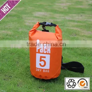 Ocean Pack Water Proof PVC Tarpaulin Dry Bag With Shoulder Strap/ Camping Dry Bag thumbnail-2