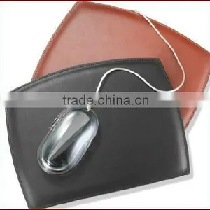Fashion and Personal Genuine Leather Floating Mouse Pad thumbnail-1