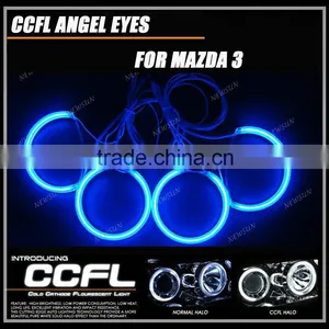 High Quality Multicolor Ccfl Car Angel Eyes Headlight for Mazda 3 thumbnail-1