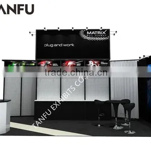 20' Tradeshow Booth With Shelves on Backwall thumbnail-3