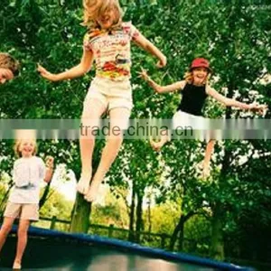Hot Sale 8ft Trampoline With Outside Enclosure,W-shaped Leg Trampoline thumbnail-1