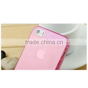 Fashion Design Touch Screen Transparent 4 Colors Ultra Thin Tpu Mobile Phone Case for Apple Iphone Series 6 / 6 Plus thumbnail-5
