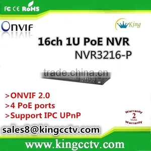 16ch 1080p Nvr Embedded Nvr H.264 1U PoE Network Cctv Nvr NVR3216-P thumbnail-1