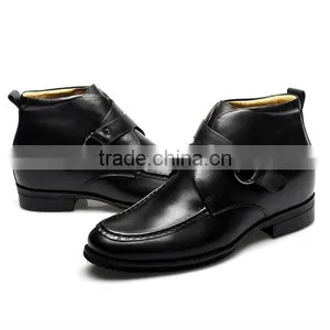 Men Elegant Soft Leather Ankle Boots thumbnail-4