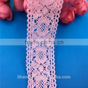 Wholesale High Quality H0789A Lace Ribbon,Crocheted Lace,100% Cotton Lace thumbnail-2