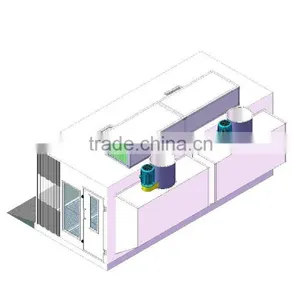 JF Car Spray Booth Mobile Spray Booth Mini Spray Booth Container Remold thumbnail-1