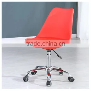 pp Abs Office Chair Study Adjust Plastic Stool With Wheels Lift up and Down Chairs thumbnail-2