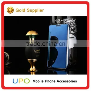[UPO] 2016 New Luxury Smart Flip Slim View Electroplating Mirror Hard Clear Transparent Case For Samsung Galaxy A5 thumbnail-6