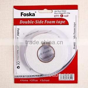 Popular Double Side White Foam Adhesive Tape thumbnail-1
