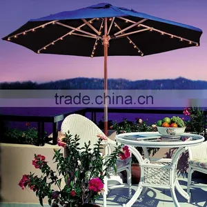 Solar Patio Umbrella thumbnail-1