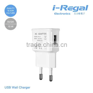 OEM US/EU Plug Travel Charger One Port Usb Wall Charger for Samsung/mobile Phone /cellphone thumbnail-3