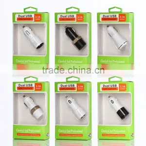 Factory Supply Charger 2-USB Ports High Light PC Quick Car Charger thumbnail-4