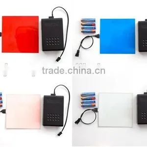 A4 Size Thin Red Pink Blue White EL Backlit With Small EL Driver thumbnail-1