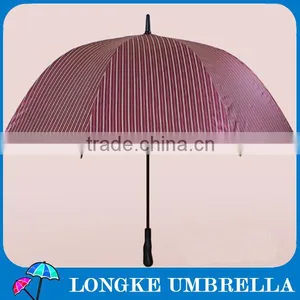 Good Quality Different Colors of Stripe Golf Umbrella thumbnail-4
