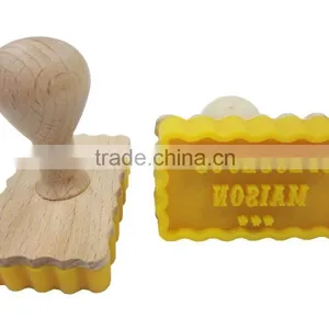 Rectangle Shapee Silicone Cookie Stamp thumbnail-5