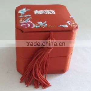 Vintage Embroidery Paper Ring Box thumbnail-1