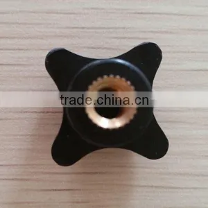 50mm Diameter Head 10mm Thread Plastic Cross Knob thumbnail-3