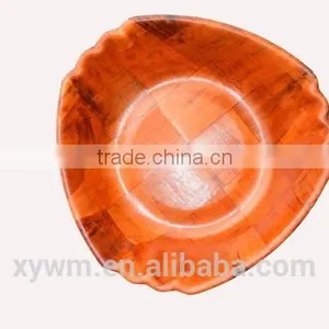 Peach Shape of Woven Wooden Plate and Dish thumbnail-1