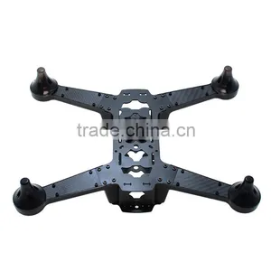 HJ2804-X1 FPV Super Light Carbon Fiber Quadcopter Frame With Plastic Landing Gear VS QAV250 thumbnail-1
