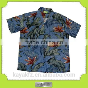 Wholesale Men Cotton Hawaiian Aloha Shirt thumbnail-4