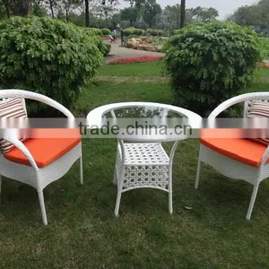 Wicker Rattan Coffee Table and Chair/ Patio Tea Set/ Bistro Set thumbnail-2
