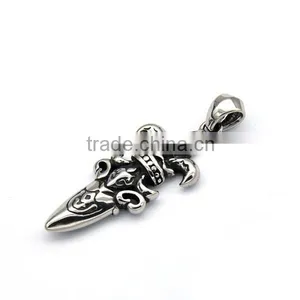 2016 Professional Mens Stainless Steel Cross Pendant Silver Vintage Charm Necklace Religious Jewelry thumbnail-3