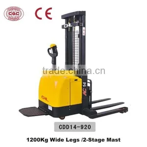 1.4T Electric Pallet Stacker With 2-stage STD thumbnail-1