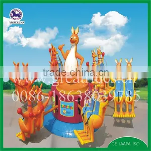 Christmas Rides!Theme Park Kids Happy Jumping Machine Jumping Kangaroo thumbnail-2