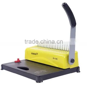 Practical Manual Binding and Punching Machine With Bright Colour Shell thumbnail-1