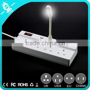 4 Outlet/Home Office Surge Protector With 4 Port Desktop USB Charging Station thumbnail-6