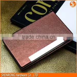 PU Leather Business Name Card Holder With Customizing Brand Label thumbnail-1