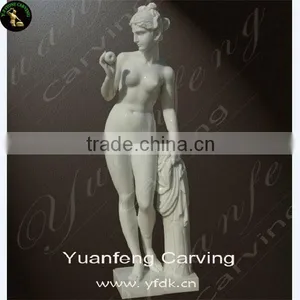 The Hand Carved Marble Nude Lady Figure Statue thumbnail-1