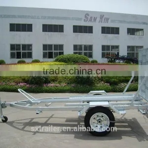 Motorcycle Trailer E4 With Loading Ramp thumbnail-2