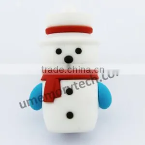 Snowman Style Cartoon Character USB2.0 Flash Hard Thumbnail Drive 128gb thumbnail-2
