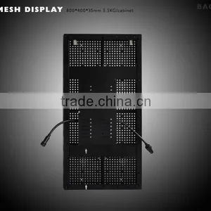 Factory Price Led Screen Price IP65 P10 Outdoor Led Large Display Led Mesh Screen thumbnail-3
