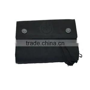 Folding Stud Genuine Leather Wallet With Engraved Badge thumbnail-1