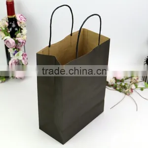 Factory Direct Sale Reticule Recycled Kraft Paper Bag With Paper Handle Shopping Gift Cake Paper Bags thumbnail-2