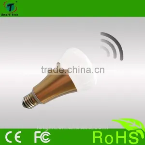 LED Light E26 / E27 9W RGBW Full Color Change Bulb With RF Remote Control thumbnail-1