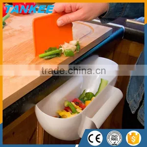 Plastic Kitchen Trash Pail Utility Business Waste Storage Box Of Junk thumbnail-1