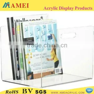 Durable Acrylic File Folder Magazine Holder thumbnail-1