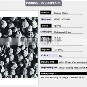 Hot Sale Cheap Price Cement Clinker thumbnail-5