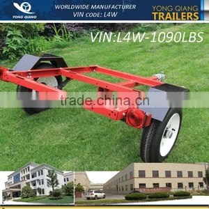 American Style 4'x4' Red Utility Trailer thumbnail-3