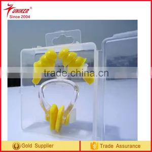 Dive Earplugs+Nose Clip+Goggles Glass Set Swimming Pool Equipment thumbnail-1