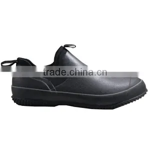Mens Ankle Rain Boots, Black Ankle Rain Shoes, Comfortable Ankle Boots thumbnail-2