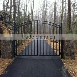 Custom Height and Colors Iron Pipe Gate Design Without Welding thumbnail-3