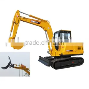 Crawler Excavator for Grabbing Grass and Log thumbnail-1