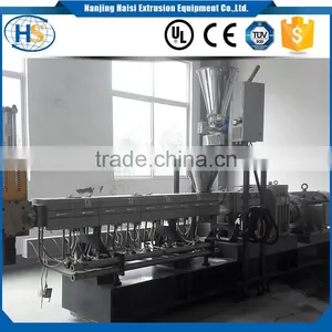 Small Lab Plastic Pellets Filler Pet Masterbatch Granules Twin Screw Extruder thumbnail-1