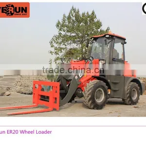 Qingdao Everun Brand New Farm Tractors,ER20 Mini Loader With Luxury Cabin For Sale thumbnail-1