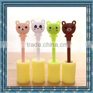 Popular Plastic Carton Animal Shaped Bottle Cleaning Round Sponges thumbnail-1