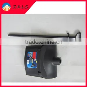 Black Plastic Dustpan With Long Handle And With Lid thumbnail-3